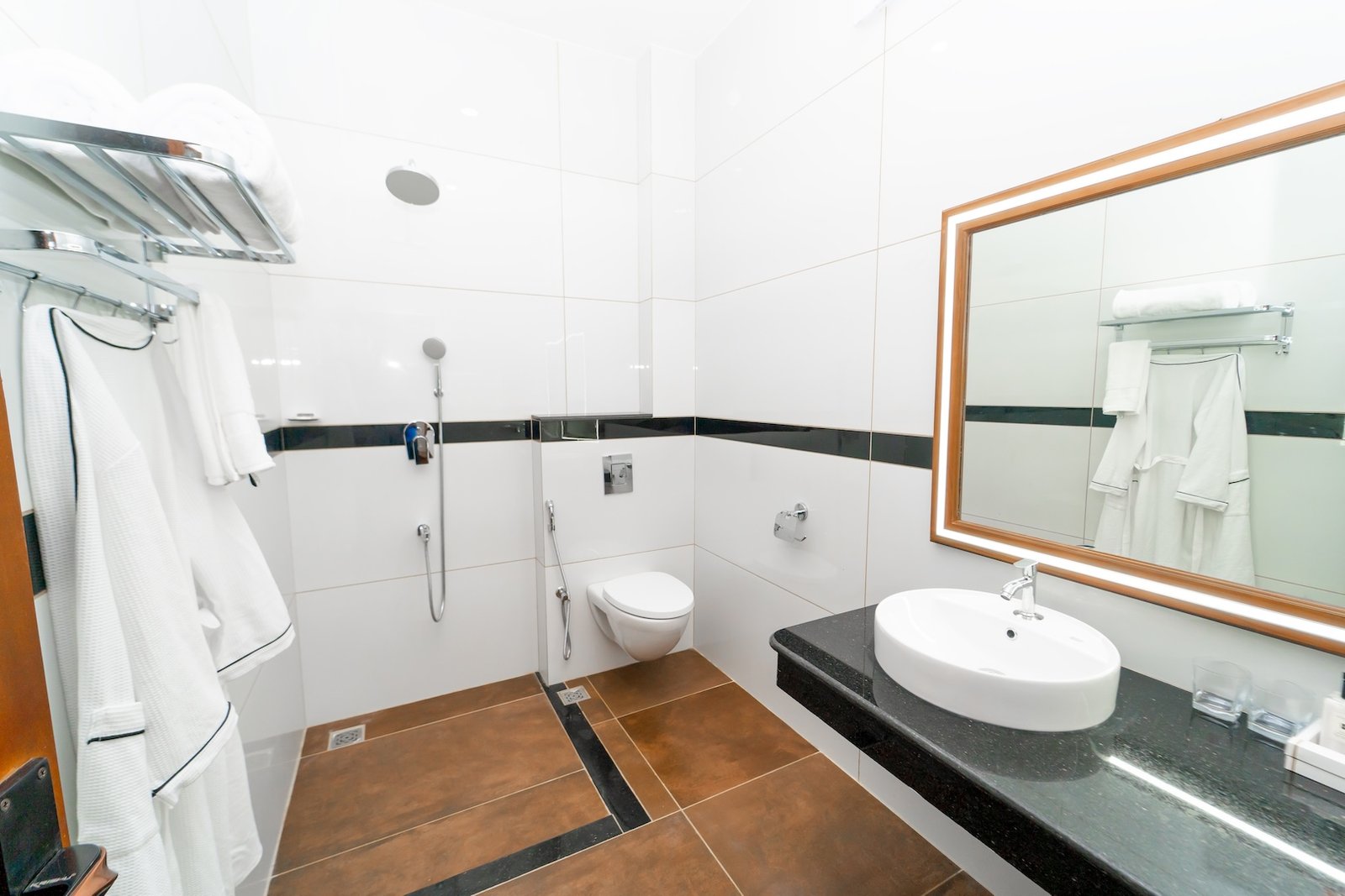 Superior deluxe rooms Bathroom of Varkala Beach resort