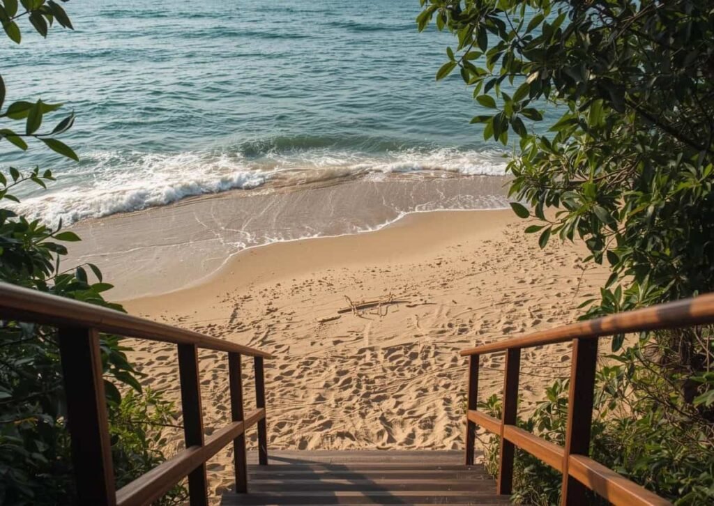 best resort in varkala with private beach